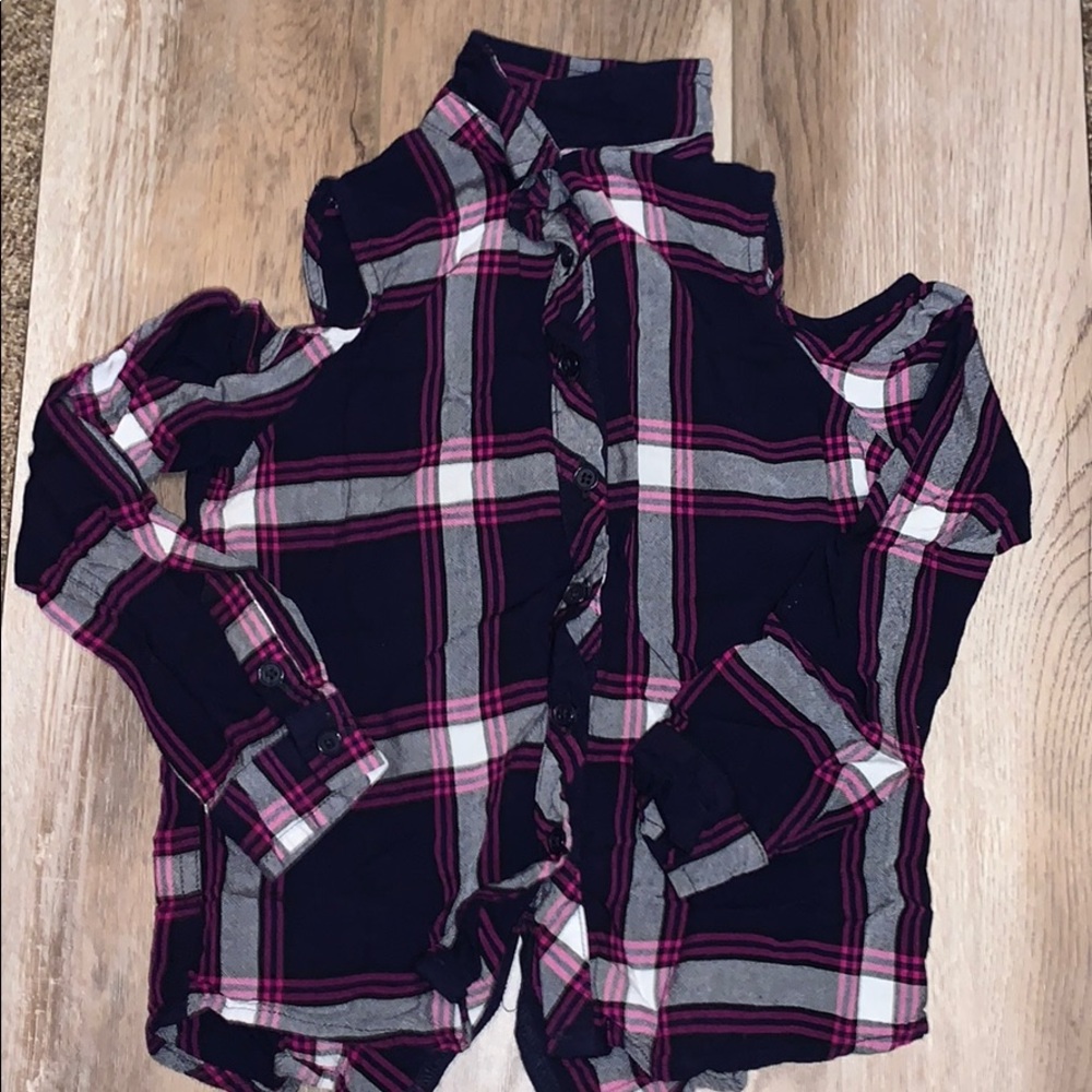 children’s Long sleeve,revealed shoulder holes